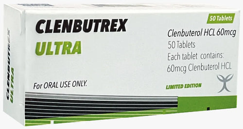 *Clenbutrex ULTRA | Clembuterol 60mcg 50 tabletas - Super Soldados