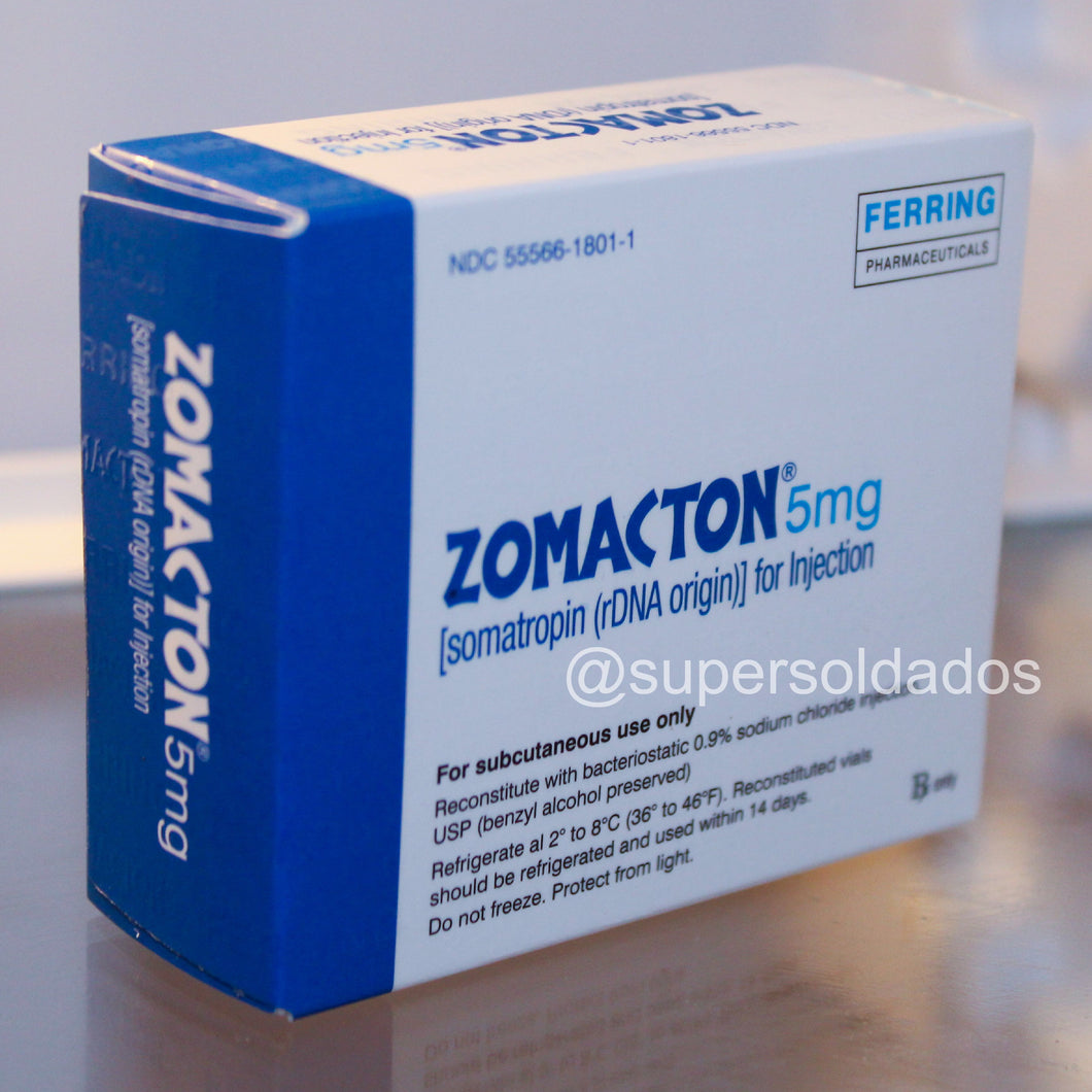 Zomacton | Hormona de crecimiento (Somatropina) 5mg (15ui) - Super Soldados