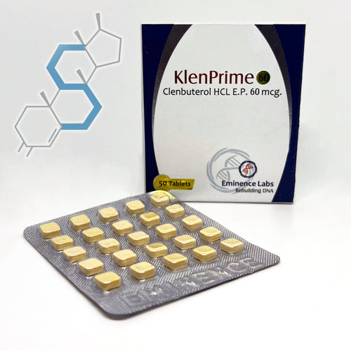 **KlenPrime 60 | Clembuterol 60mcgs 50 tabletas - Super Soldados