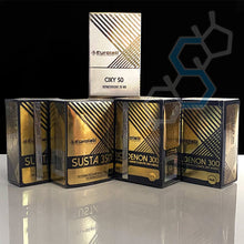 Cargar imagen en el visor de la galería, Ciclo de volumen para intermedios Opción 1 | Oximetolona, Sostenon, & Boldenona Ciclos de esteroides Variedad de laboratorios - Super Soldados