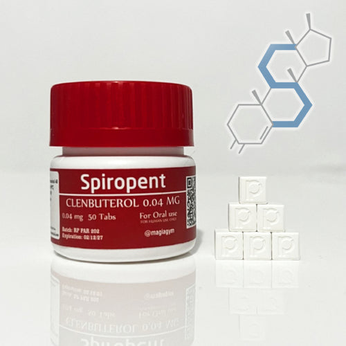 *Spiropent | Clembuterol 40mcgs 50 tabletas - Super Soldados