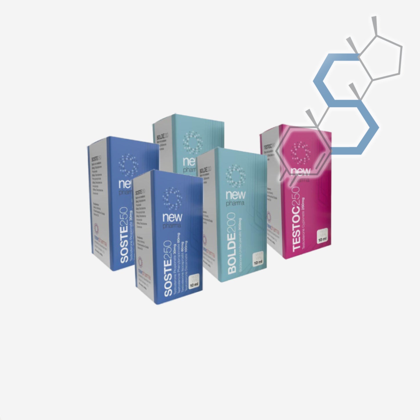 Ciclo de volumen para principiantes Opción 2 | Sostenon, Boldenona & Testo C