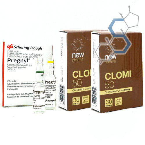 Paquete Post-ciclo para principiantes o intermedios | Gonadotropina (HCG), & Clomifeno