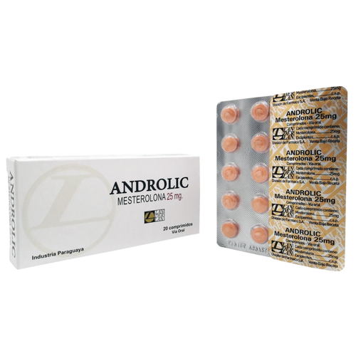 Androlic | Proviron (Mesterolona) 25mg 20 tabletas Orales LANDERLAN - Super Soldados
