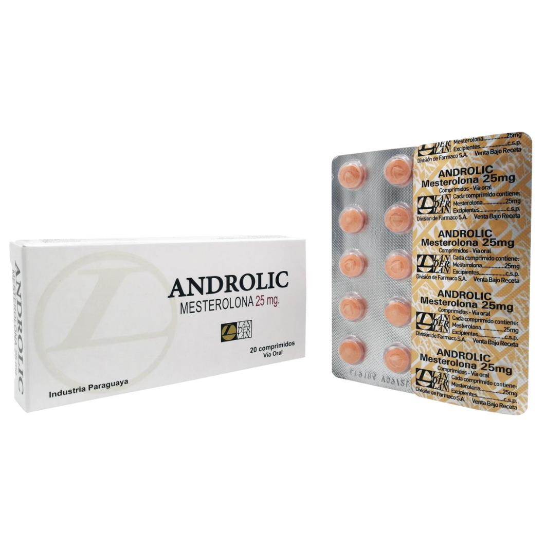Androlic | Proviron (Mesterolona) 25mg 20 tabletas Orales LANDERLAN - Super Soldados