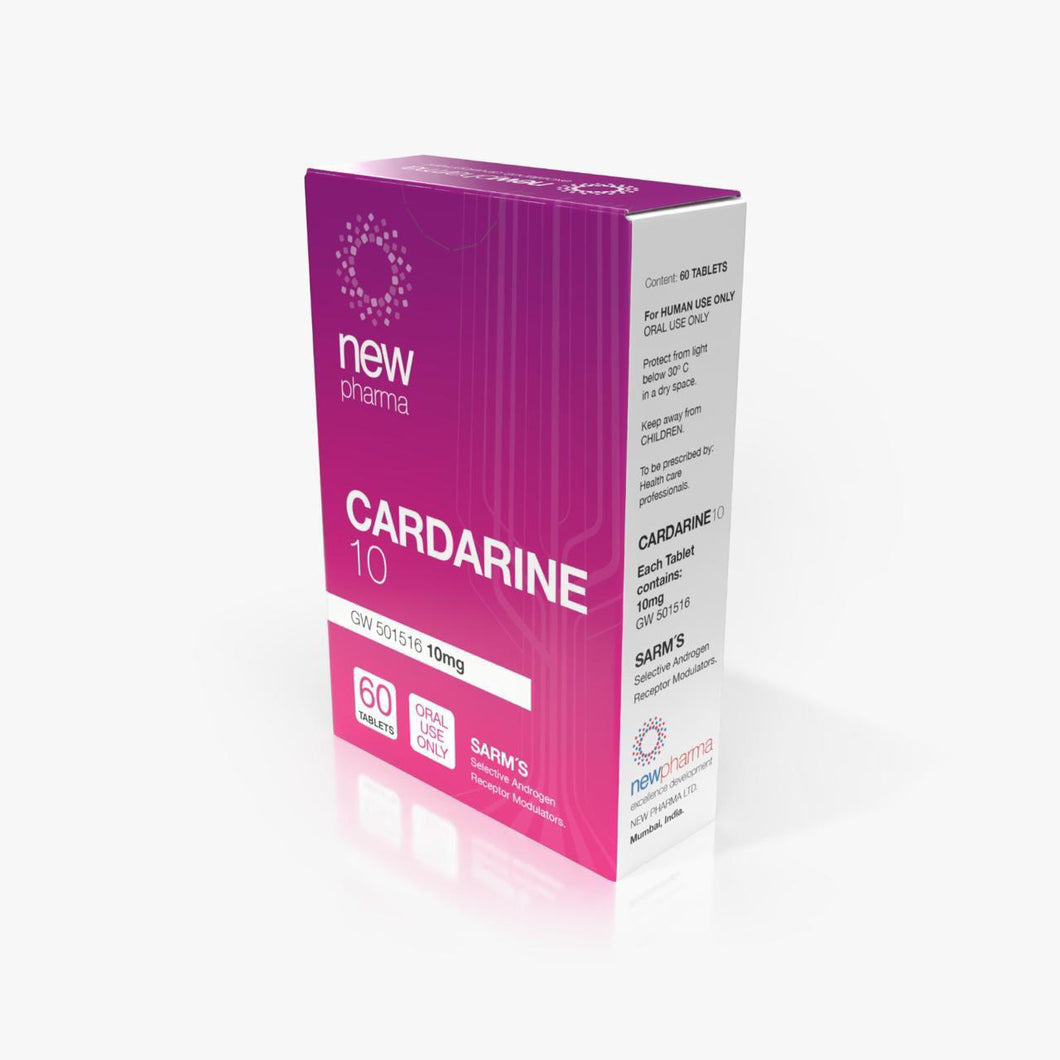 *CARDARINE10 | Cardarine (GW-501516) 10mg 60 tabletas SARMs new pharma - Super Soldados