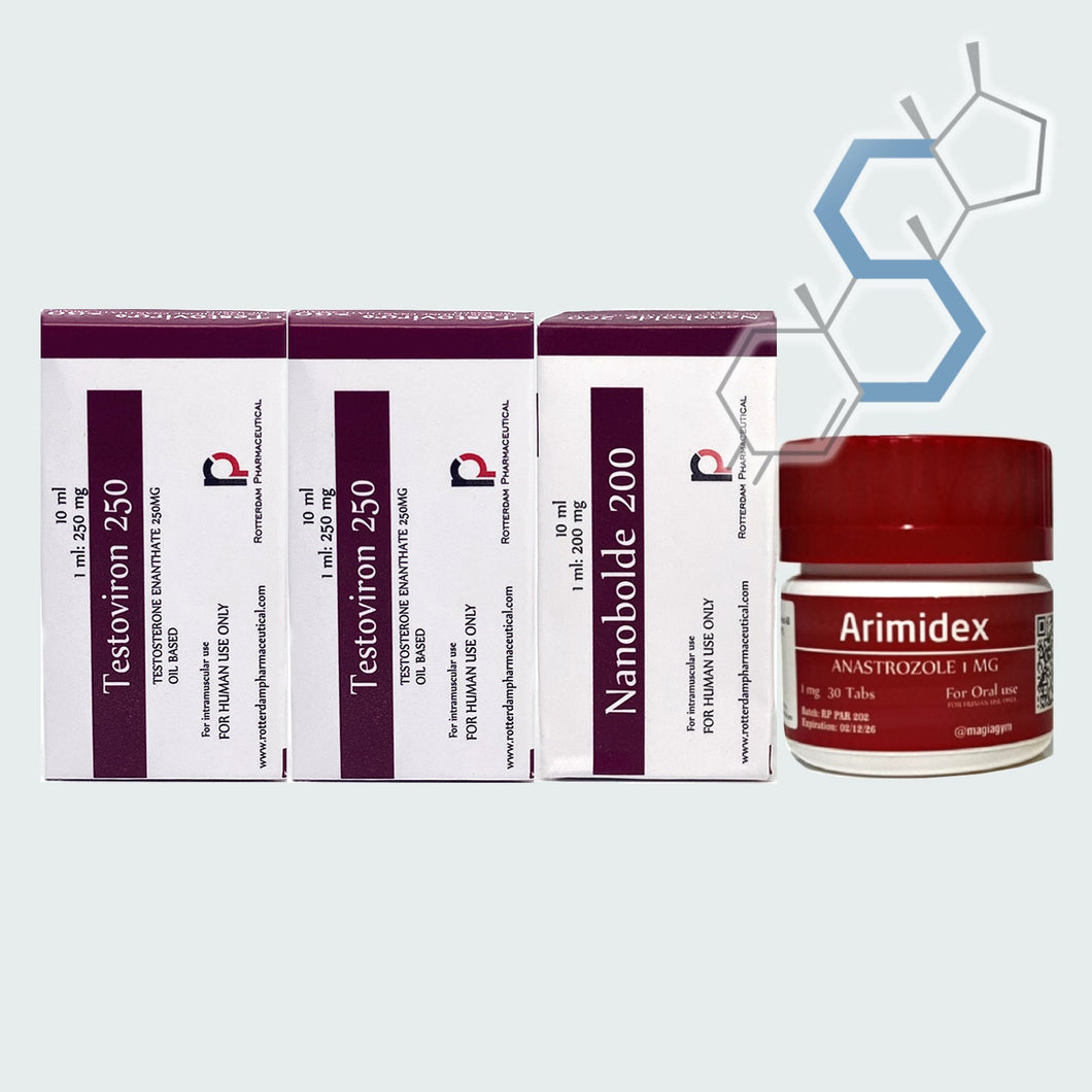 Ciclo de volumen para principiantes Opción 1 | Testosterona Enantato & Boldenona Ciclos de esteroides Variedad de laboratorios - Super Soldados