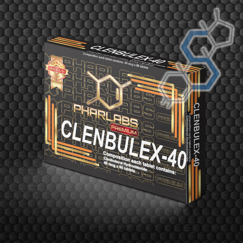 'CLENBULEX-40 PREMIUM | Clembuterol 40mcgs 60 tabletas Orales PHAR LABS PREMIUM - Super Soldados