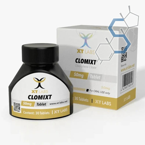 *ClomiXT | Clomifeno Citrato 50mg 30 tabletas Post-ciclo XT Labs - Super Soldados