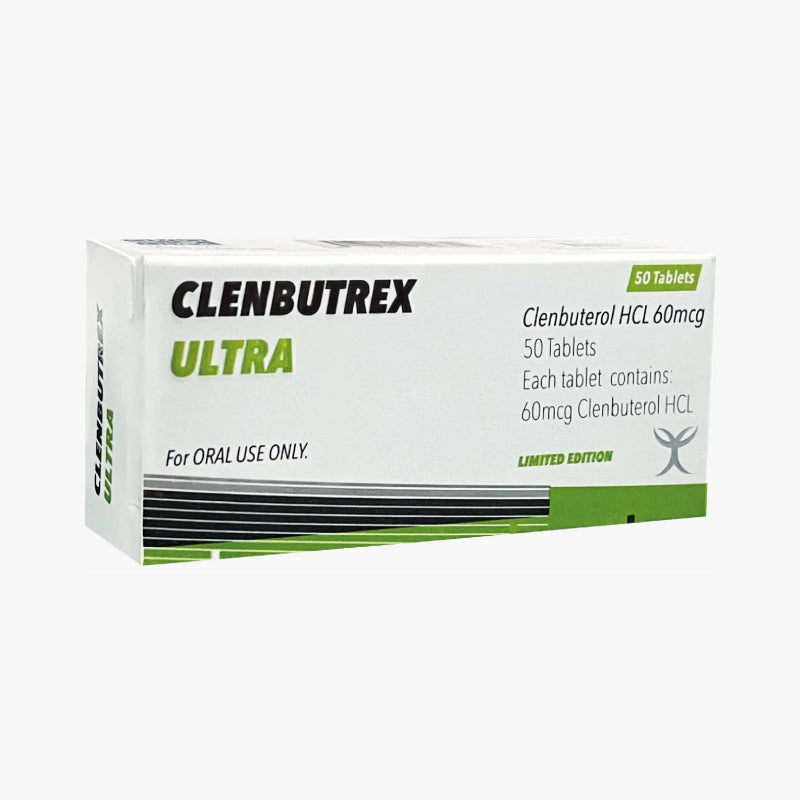 *Clenbutrex ULTRA | Clembuterol 60mcg 50 tabletas