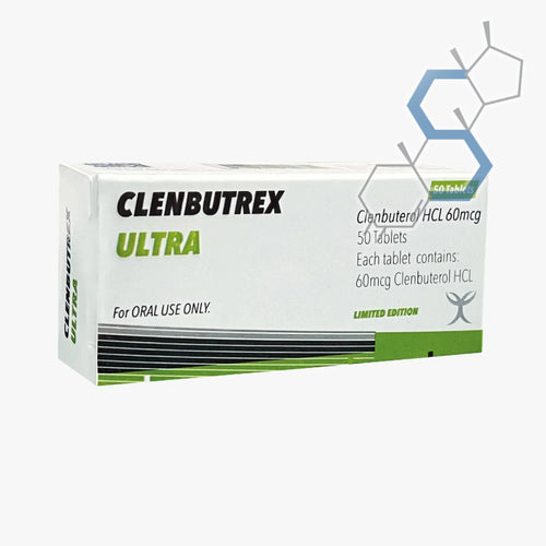 Clenbutrex ULTRA | Clembuterol 60mcg 50 tabletas Orales XT Labs - Super Soldados