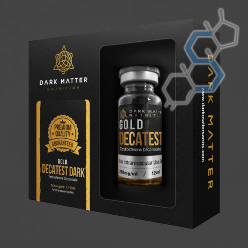 GOLD DECATEST DARK | Undecanoato de Testosterona (NEBIDO) 200mg/ml 12ml Inyectables DARK MATTER NUTRITION - Super Soldados