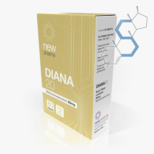 DIANA20 | Dianabol (Metandienona) 20mg 60 tabletas Orales new pharma - Super Soldados