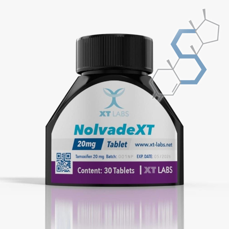 NolvadeXT | Tamoxifeno (Nolvadex) 20mg 30 tabletas Anti estrógeno XT Labs - Super Soldados