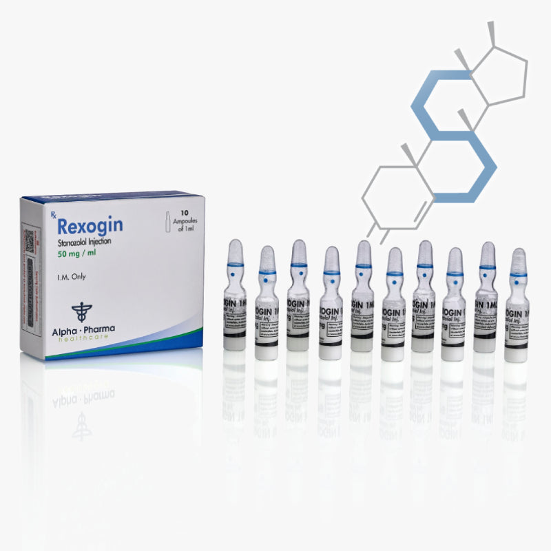 Rexogin | Winstrol (Estanozolol) 50mg/ml 10 ampolletas