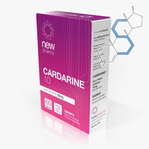 CARDARINE10 | Cardarine (GW-501516) 10mg 60 tabletas SARMs new pharma - Super Soldados