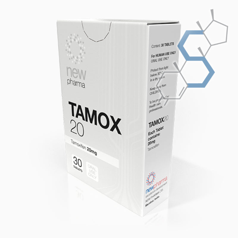 TAMOX20 | Tamoxifeno (Nolvadex) 20mg 30 tabletas Anti estrógeno new pharma - Super Soldados