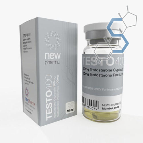 TESTO400 | Testosterona Cipionato & Propionato 400mg/ml 10ml Inyectables new pharma - Super Soldados