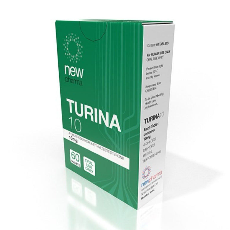 *TURINA10 | Turinabol (Clorodihidrometiltestosterona) 10mg 60 tabletas