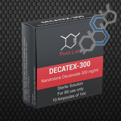 'DECATEX-300 | Deca-durabolin (Decanoato de Nandrolona) 300mg/ml 10 ampolletas Inyectables PHAR LABS - Super Soldados