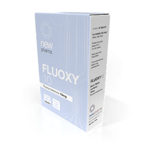 FLUOXY10 | Halotestin (Fluoximesterona) 10mg 30 tabletas Orales new pharma - Super Soldados
