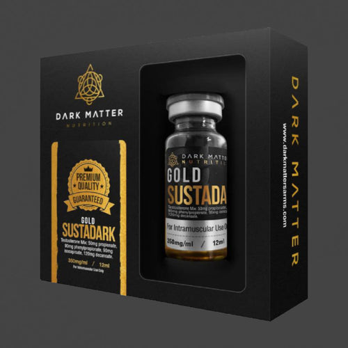 *GOLD SUSTADARK | Sostenon 350mg/ml 12ml Inyectables DARK MATTER NUTRITION - Super Soldados