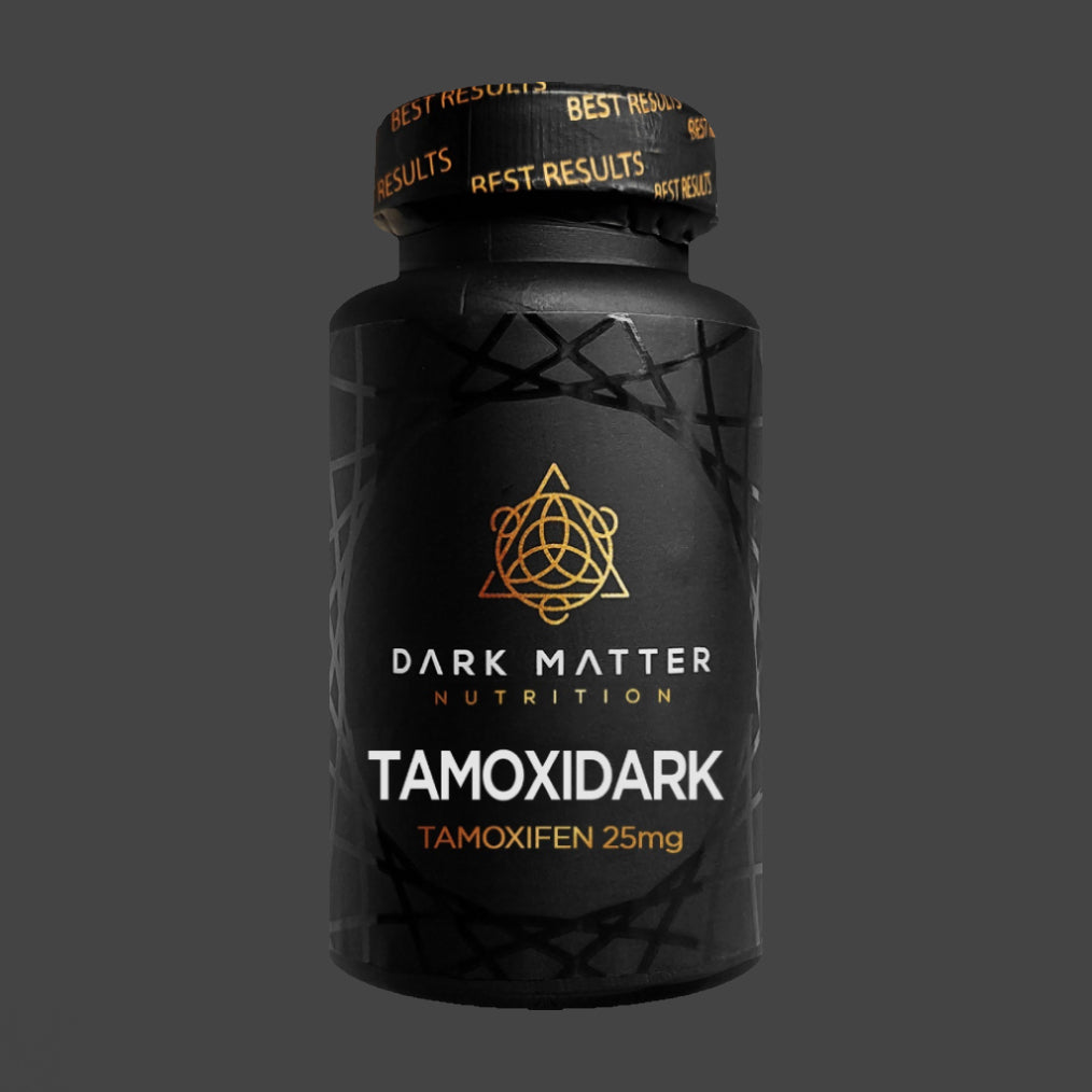 *GOLD TAMOXIDARK | Tamoxifeno (Nolvadex) 25mg 30 tabletas Anti estrógeno DARK MATTER NUTRITION - Super Soldados