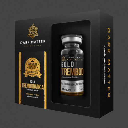 *GOLD TREMBODARK A | Trembolona Acetato 100mg/ml 12ml Inyectables DARK MATTER NUTRITION - Super Soldados