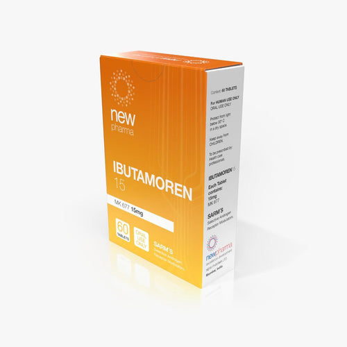 *IBUTAMOREN15 | Ibutamoren (MK-677) 15mg 60 tabletas SARMs new pharma - Super Soldados