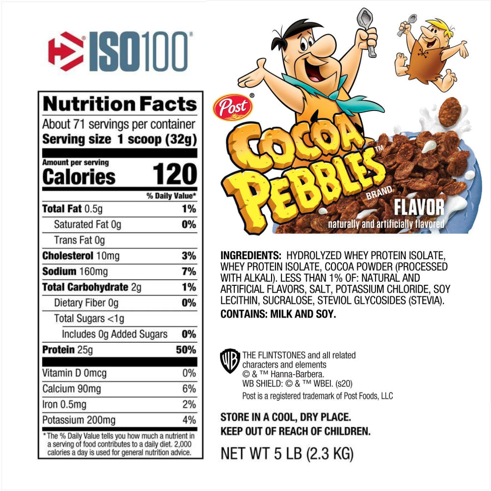 ISO 100 5lb | Proteína Hidrolizada 70-76 servicios