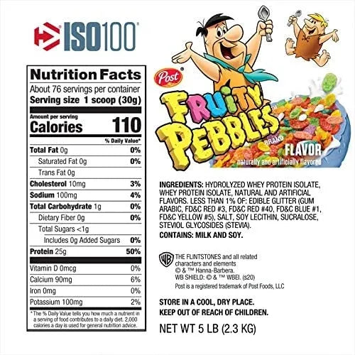 ISO 100 5lb | Proteína Hidrolizada 70-76 servicios