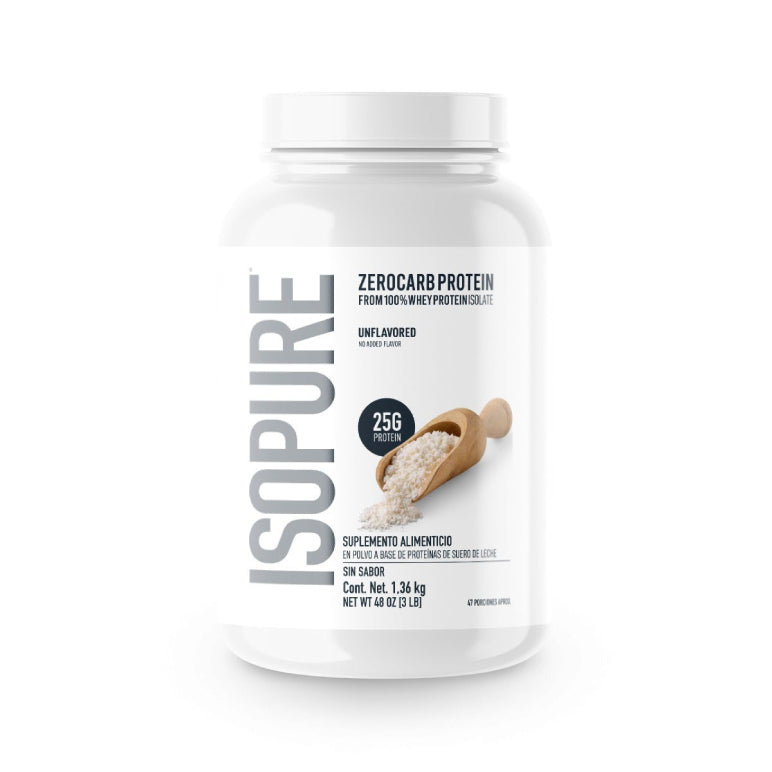 ISOPURE ZERO CARB 3lb | Proteína Isolatada 44 servicios
