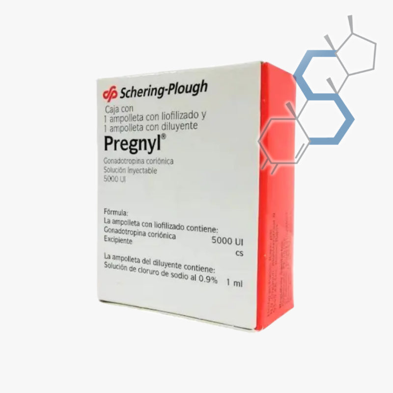 Pregnyl 5000ui Gonadotropina Coriónica Humana Schering-Plough