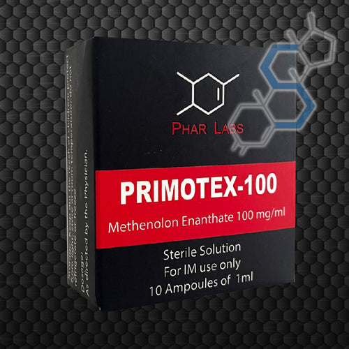 'PRIMOTEX-100 | Primobolan (Metenolona Enantato) 100mg/ml 10 ampolletas Inyectables PHAR LABS - Super Soldados