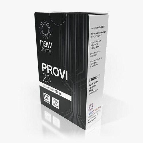 *PROVI25 | Proviron (Mesterolona) 25mg 60 tabletas Orales new pharma - Super Soldados