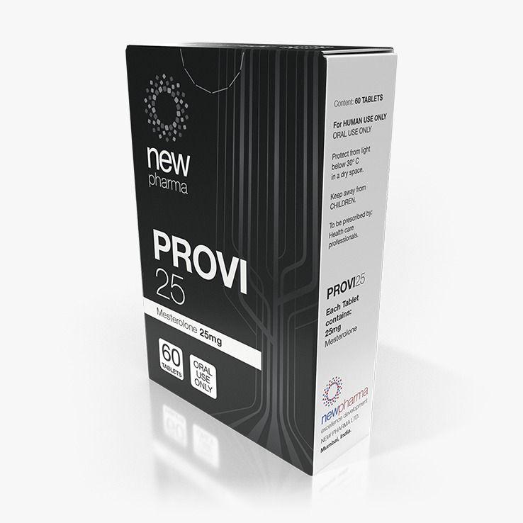 *PROVI25 | Proviron (Mesterolona) 25mg 60 tabletas Orales new pharma - Super Soldados