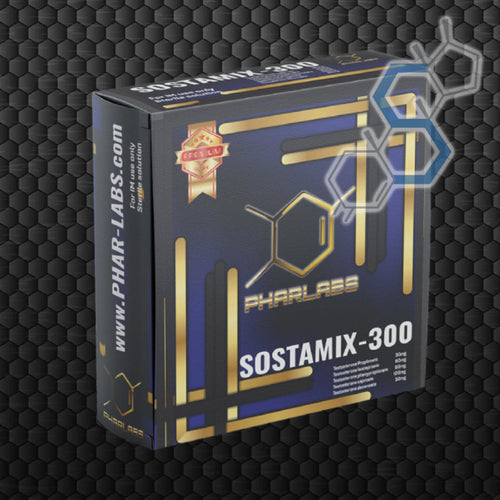 'SOSTAMIX-300 PREMIUM | Sostenon 300mg/ml 10 ampolletas Inyectables PHAR LABS PREMIUM - Super Soldados