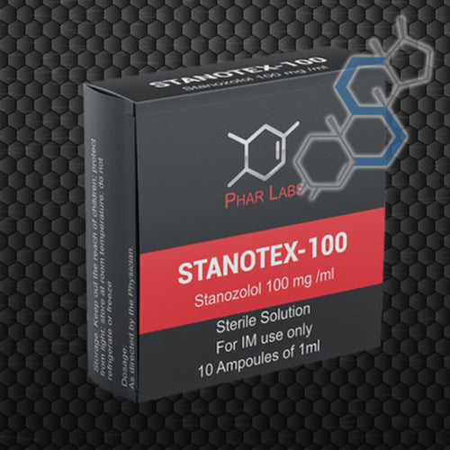 'STANOTEX-100 | Winstrol (Estanozolol) 100mg/ml 10 ampolletas Inyectables PHAR LABS - Super Soldados