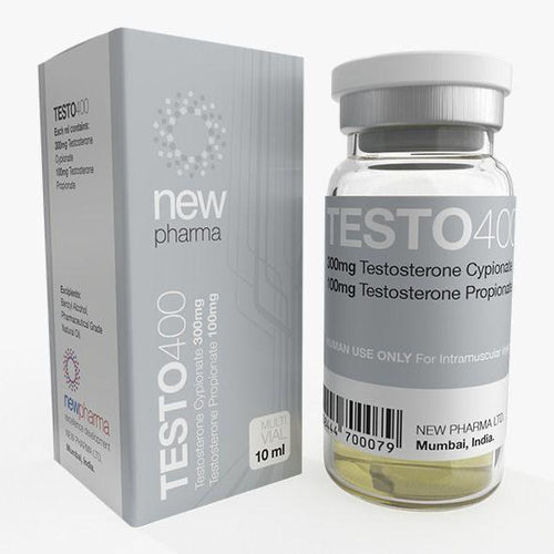 *TESTO400 | Testosterona Cipionato & Propionato 400mg/ml 10ml Inyectables new pharma - Super Soldados