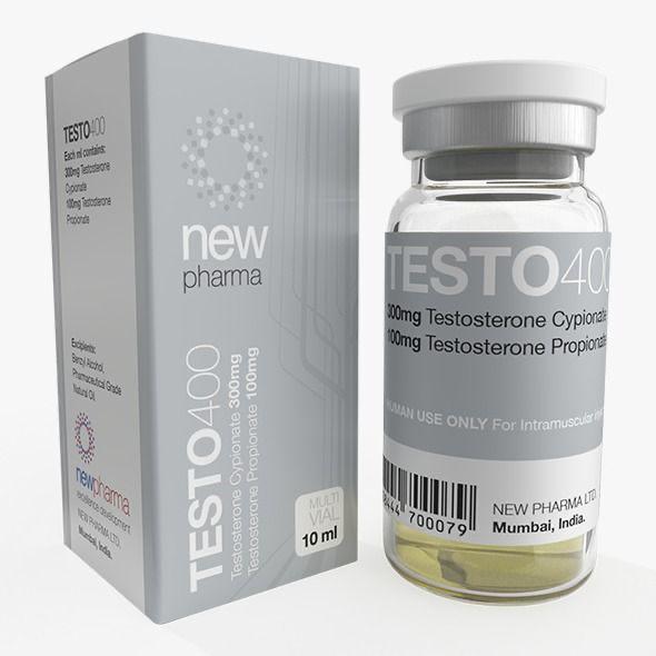 *TESTO400 | Testosterona Cipionato & Propionato 400mg/ml 10ml Inyectables new pharma - Super Soldados
