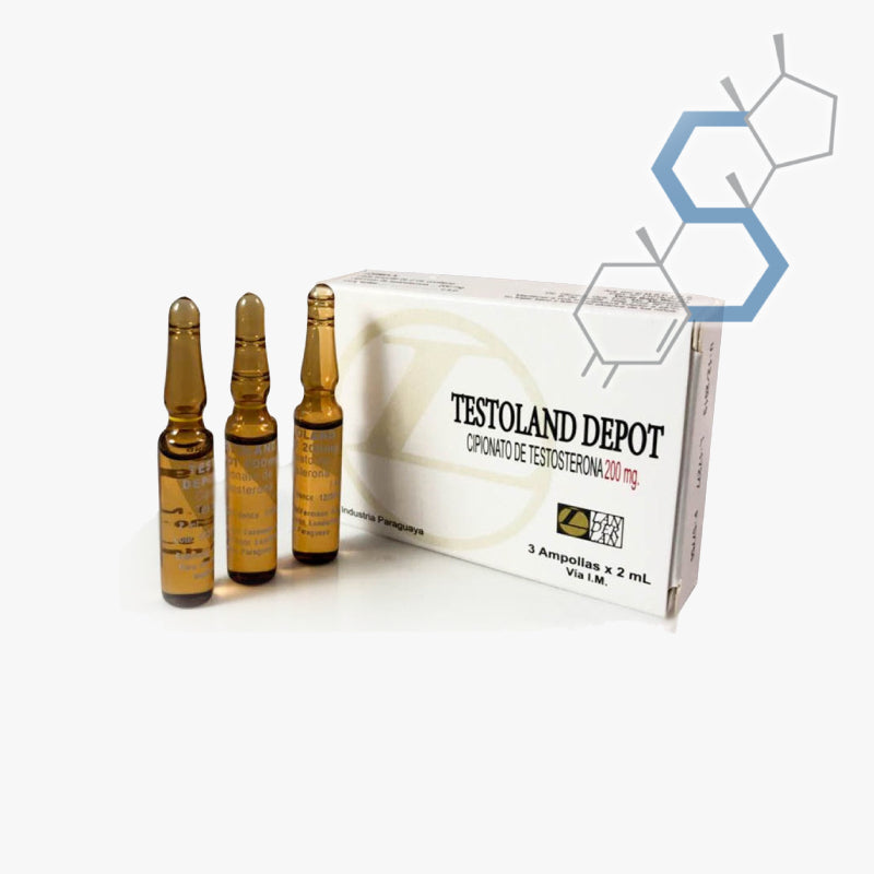 TESTOLAND DEPOT | Testosterona Cipionato 200mg 3 amp.