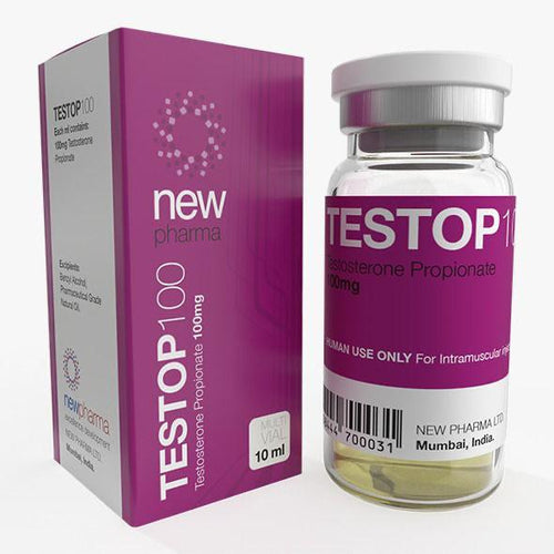 *TESTOP100 | Testosterona Propionato 100mg/ml 10ml Inyectables new pharma - Super Soldados