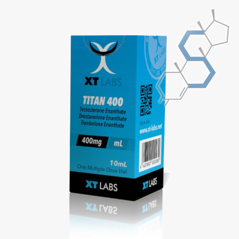 Titan 400 Testosterona Drostanolona Trembolona Enantato XT Labs