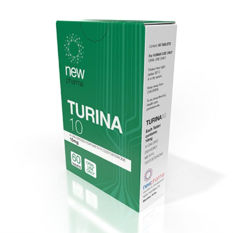 *TURINA10 | Turinabol (Clorodihidrometiltestosterona) 10mg 60 tabletas Orales new pharma - Super Soldados