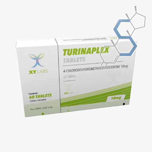 *Turinaplex-10 | Turinabol (Clorodihidrometiltestosterona) 10mg 60 tabletas Orales XT Labs - Super Soldados