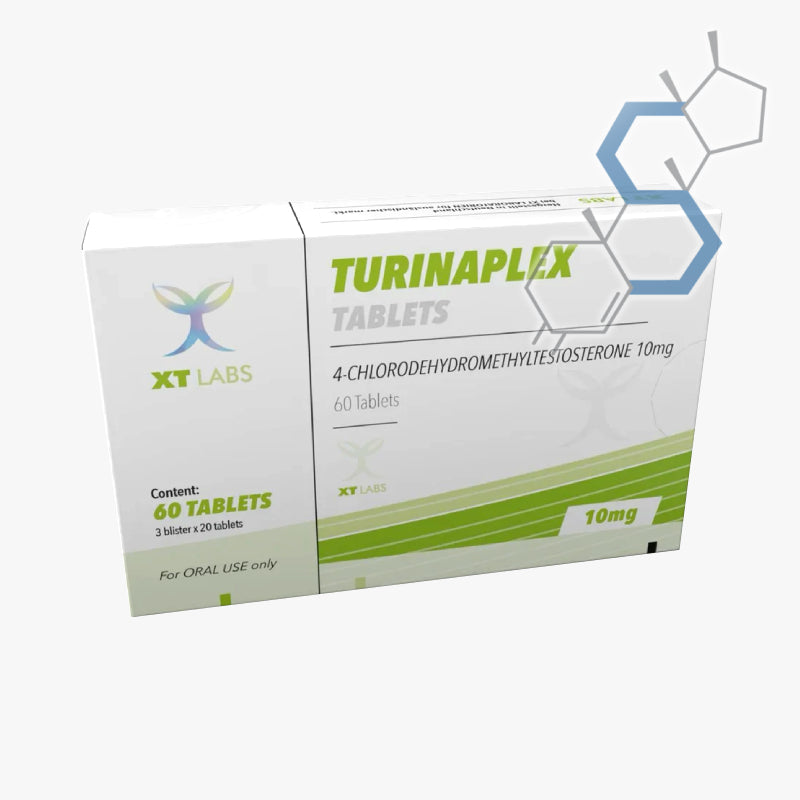 *Turinaplex-10 | Turinabol (Clorodihidrometiltestosterona) 10mg 60 tabletas Orales XT Labs - Super Soldados