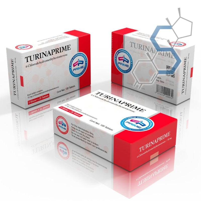 TURINAPRIME | Turinabol (Clorodihidrometiltestosterona) 10mg 100 tabs