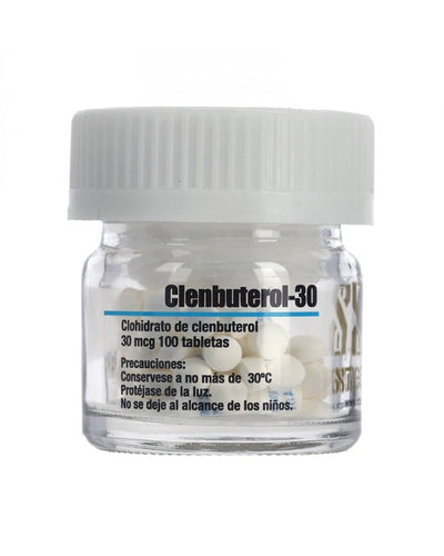Clenbuterol-30 | Clembuterol 30mcgs 100 tabletas