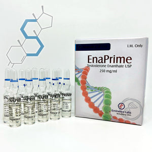 **EnaPrime | Testosterona Enantato 250mg/ml 10 ampolletas