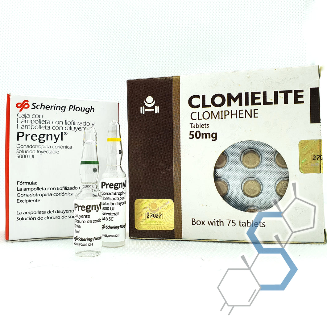 Paquete Post-ciclo para principiantes o intermedios | Gonadotropina (HCG), & Clomifeno